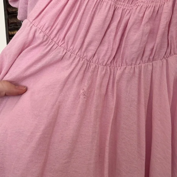 Hello Molly Blush Pink Gathered Dress Size 2 - Picture 4 of 7